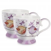 Set 2 cesti pentru cafea - Tea For Two Purple