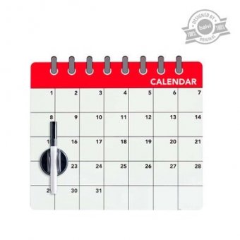 Calendar magnetic - Fridge Board Calendar Magnetic