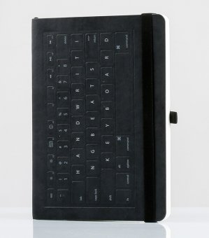 Carnet A5 - Keyboard Notebook A5 Black