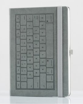 Carnet A5 - Keyboard Notebook A5 Grey