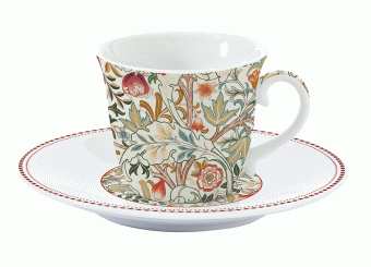 Ceasca ceai cu farfurioara - William Morris Natural