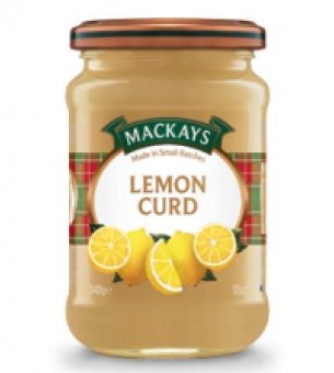 Crema cu lamaie - Lemon Curd Mackays 340g