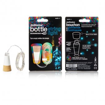 Dop cu luminite - Multicolour String Bottle Light