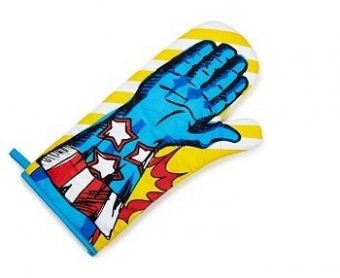 Manusa bucatarie - Superhero Oven Glove Stars and Stripes