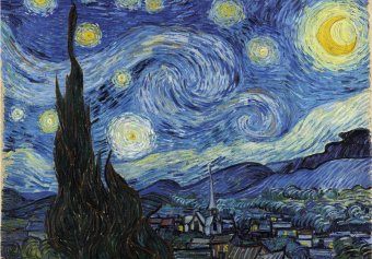 Placemat - Vincent Van Gogh La Nuit Etoilee 1889 