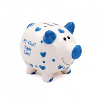 Pusculita - My First Piggy Bank Blue