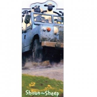 Semn de carte - Shaun The Sheep - Driving