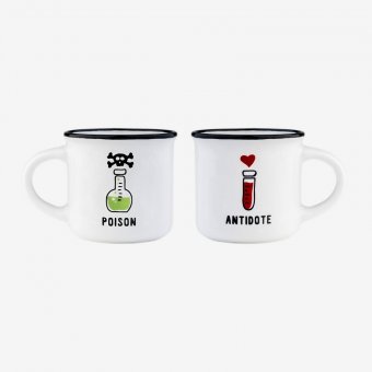 Set 2 cesti espresso - Poison And Antidote