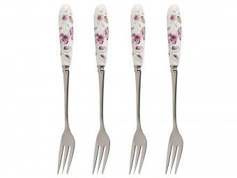 Set 4 furculite - KA Ditsy Floral Pastry Forks