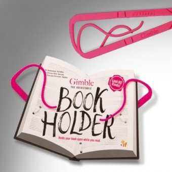 Suport carti pentru citit roz - The Gimble Tickled Pink