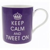 Cana portelan - Keep Calm and Tweet On