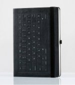 Carnet A4 - Keyboard Notebook A5 Black Ruled