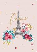 Carnet A5 - Paris En Fleurs Rose, Dictando
