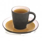 Ceasca cu farfurioara pentru cafea - Origin 2.0 Honey
