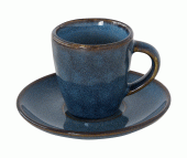 Ceasca espresso cu farfurioara - Genesis Blue