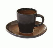 Ceasca espresso cu farfurioara - Kosmos Rust