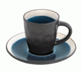 Ceasca espresso cu farfurioara - Origin 2.0 Blue