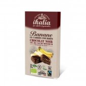 Ciocolata  neagra cu banane - Carres Fourres Banane Noir 