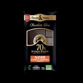 Ciocolata neagra 70% - Cacao si portocale Saveur Et Nature 100g