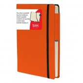Jurnal foaie matematica cu coperta portocaliu - Notebook Small Squared Orange