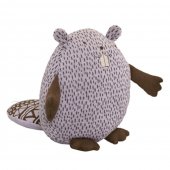 Knitted Beaver, Purple, Cotton