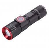 Lanterna -  Torch Led Black/Red 350 lumens