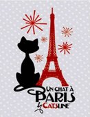 Magnet - Cat Rouge Tour Eiffel