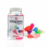 Mini text markere - Vitapens -10 Capsule Highlighters 