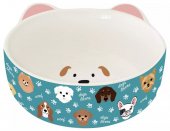  PET BOWL 0 15,5 CM IN COLOR BOX DOGS FAMILY