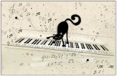 Placemat - Chats Touche Piano