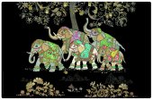 Placemat - Jewels 5 Elephants