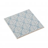 Placemat - Leaves Ice Blue