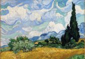 Placemat - Vincent Van Gogh Champs Avec Cypres 1889 