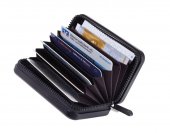 Portofel pentru carduri - Troika Kartenkoffer Black RFID