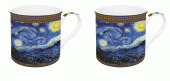 Set 2 cani - Can Gogh-The Starry Night