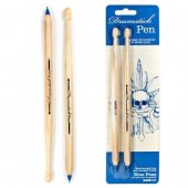 Set 2 pixuri din lemn - Blue Drumstick Pens