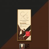 Tableta de  ciocolata neagra  55%  cu cafea - TA Milano