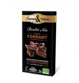 Tableta de ciocolata neagra 70% Bio cu ciocolata ganache - Saveurs et Nature