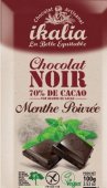Tableta de ciocolata neagra 70% Menta - Tabl Noir 70% Menthe