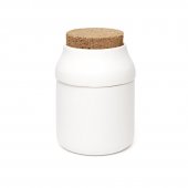 Ustensila mare pentru macinat - Ceramic Grinder And Jar Large White